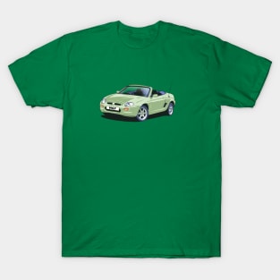 MG MGF Alumina Green Car T-Shirt